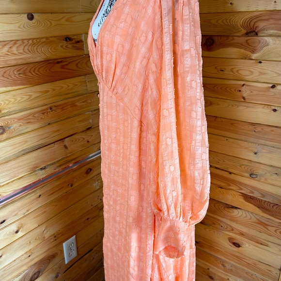 NWT orange flowy ASOS maxi dress - Picture 4 of 13